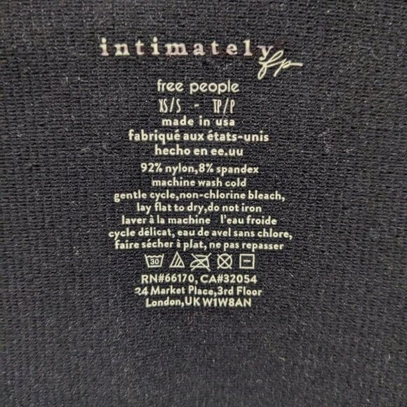 NEW Free People Intimately | Cropped corset front long sleeve top - Picture 3 of 5